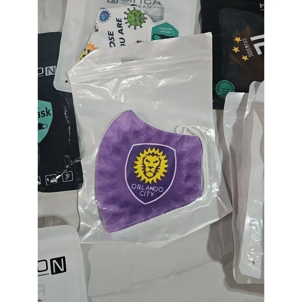 Lot‎ of 29 Reusable Fabric Face Masks Washable Soccer, Mickey, Harry Potter